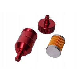 Metal fuel filter for cross atv quad