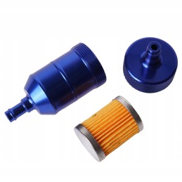 Metal fuel filter for cross atv quad