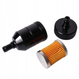 Metal fuel filter for cross atv quad