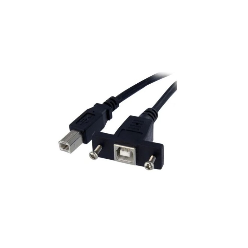 1 pcs - RS PRO USB 2.0 Cable, Male USB B to Female USB B Cable, 300mm