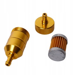 Metal fuel filter for cross atv quad