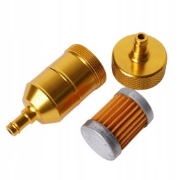 Metal fuel filter for cross atv quad