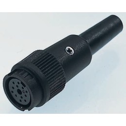 1 pcs - Binder Circular Connector, 4 Contacts, Cable Mount, Subminiature Connector, Socket, Female, IP40, 710 Series