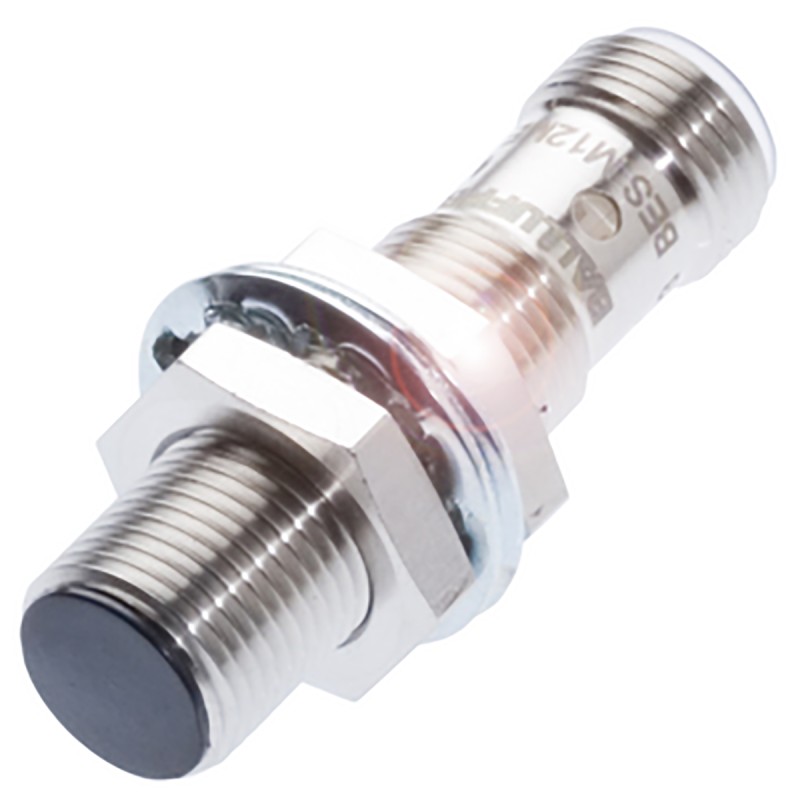1 pcs - BALLUFF Inductive Barrel-Style Proximity Sensor, M8 x 1, 2 mm Detection, PNP Output, 10 - 30 V dc, IP67