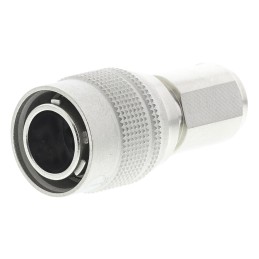1 pcs - Hirose Circular Connector, 12 Contacts, Cable Mount, Miniature Connector, Plug, Male, HR10 Series