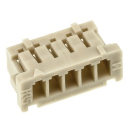 10 pcs - Hirose, DF13 Male Connector Housing, 1.25mm Pitch, 5 Way, 1 Row