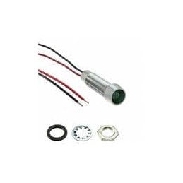 1 pcs : L79D-G12-W - LED Panel Mount Indicators Round PMI 5/16in. LED 12V Wire Green