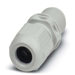 10 pcs - Phoenix Contact 1424 Series Light Grey Polyamide Cable Gland, M16 Thread, 10mm Min, 4.5mm Max, IP68