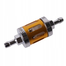 Aluminum and glass fuel filter cross atv quad