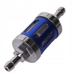 Aluminum and glass fuel filter cross atv quad