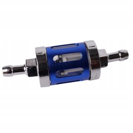 Aluminum and glass fuel filter cross atv quad