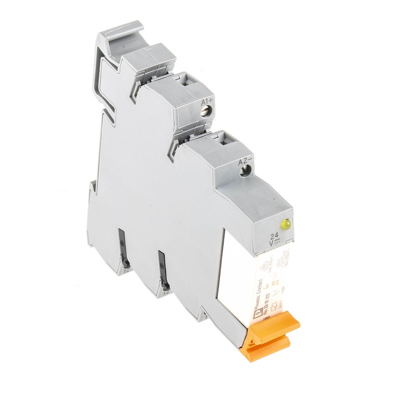1 pcs - Phoenix Contact PLC-RSC- 24DC/21HC Series Interface Relay, Chassis Mount, 24V dc Coil, SPDT, 1-Pole