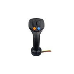 1 pcs : G3-CCC21441111 - Joysticks Universal Contour Grip, 2 ON-OFF-ON rockers, 2 red pushbuttons, 1 PB trigger black