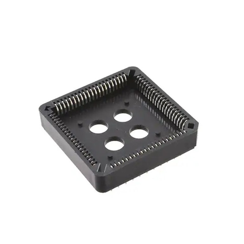 16 pcs - RS PRO 1.27mm Pitch 84 Way Through Hole PLCC IC Socket