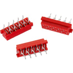 16 pcs - Wurth Elektronik WR-MM Series Straight PCB Header, 26 Contact(s), 2.54mm Pitch, 2 Row(s)