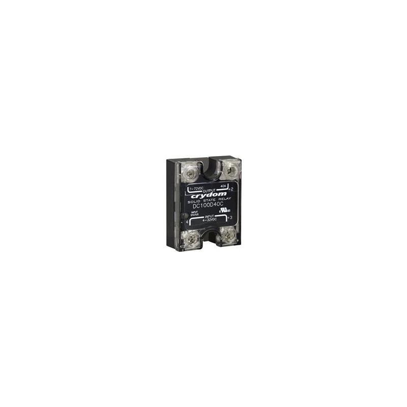 1 pcs : DC500F60 - Solid State Relays - Industrial Mount SSR Relay, Panel Mount, IP00, 500VDC/60A, 30-60VDC In, FET Output
