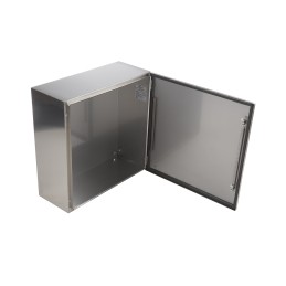 1 pcs - Schneider Electric Spacial S3X Series 304 Stainless Steel Wall Box, IP66, 600 mm x 600 mm x 250mm