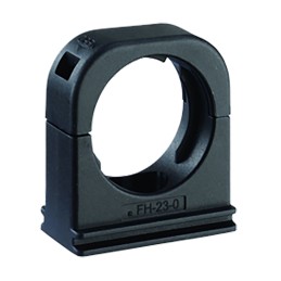 4 pcs - Kopex Conduit Clip, Conduit Fitting, 20mm Nominal Size, Nylon 12, Black