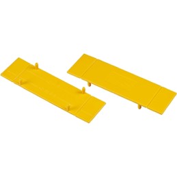 10 pcs - RS PRO Cover for Use with DIN Rail Terminal Blocks