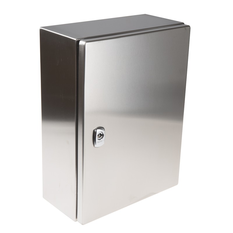 1 pcs - Schneider Electric Spacial S3X Series 304 Stainless Steel Wall Box, IP66, 400 mm x 300 mm x 150mm