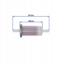 Gm flow fuel filter 8 mm paper insert