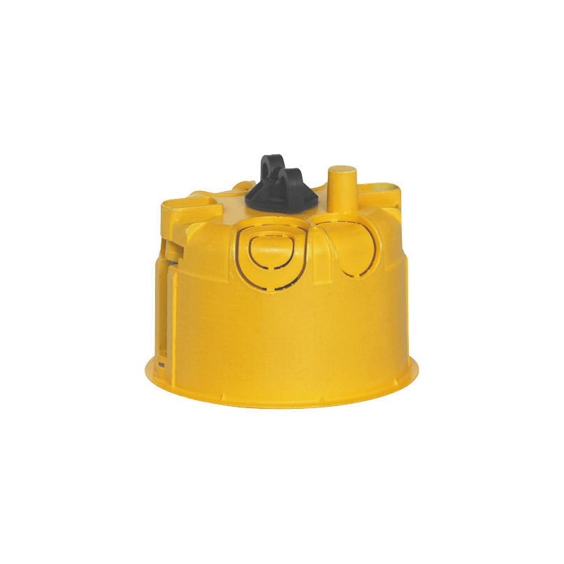 1 pcs - Legrand Batibox Yellow Plastic Back Box, NF, 1 Gangs, 67 x 50mm