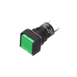 1 pcs : AL6Q-P4-G - Pushbutton Switches 16mm Pilot Light Green