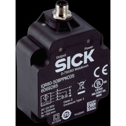 1 pcs - Sick Inductive Block-Style Proximity Sensor, 50 mm Detection, PNP Output, 10 - 30 V, IP68
