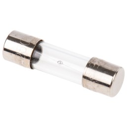 10 pcs - RS PRO 630mA T Glass Cartridge Fuse, 5 x 20mm