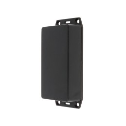 1 pcs - Hammond 1591 Series Black Flame Retardant ABS Enclosure, IP54, Flanged, Black Lid, 112 x 64 x 28mm