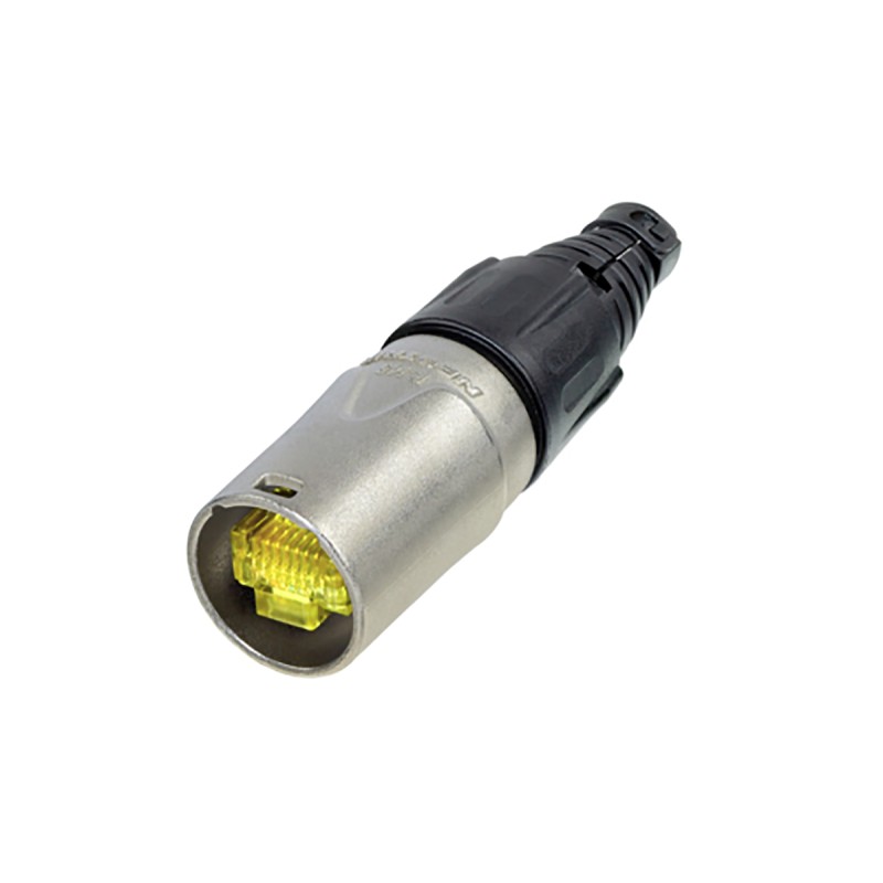 1 pcs - Neutrik etherCON Series Male RJ45 Connector, Cable Mount