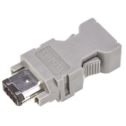 100 pcs - Molex Male Telephone Connector, 6 Way