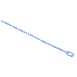 100 pcs - Essentra Cable Tie, Releasable, 101.6mm x 1.5 mm, Blue Polypropylene, Pk-100