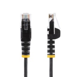 1 pcs - StarTech.com Cat6 Male RJ45 to Male RJ45 Ethernet Cable, U/UTP, Black PVC Sheath, 0.5m, Low Smoke Zero Halogen (LSZH)