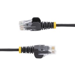 1 pcs - StarTech.com Cat6 Male RJ45 to Male RJ45 Ethernet Cable, U/UTP, Black PVC Sheath, 0.5m, Low Smoke Zero Halogen (LSZH)
