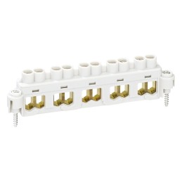 1 pcs - Gunther Spelsberg Terminal Block, 5-Way, 10 mm² Wire