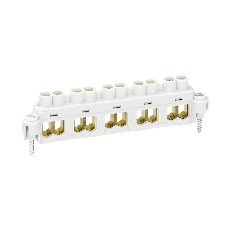 1 pcs - Gunther Spelsberg Terminal Block, 5-Way, 10 mm² Wire