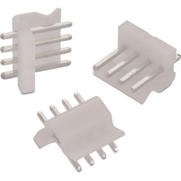 10 pcs - Wurth Elektronik WR-WTB Series Vertical PCB Header, 3 Contact(s), 3.96mm Pitch, 1 Row(s)