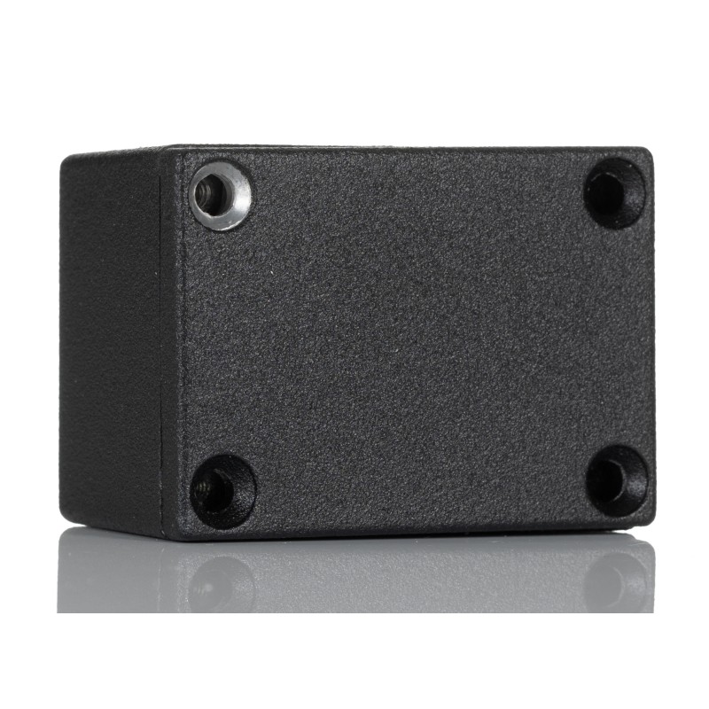 1 pcs - Hammond 1590 Series Black Die Cast Aluminium Enclosure, IP54, Flanged, Black Lid, 53 x 38 x 31mm