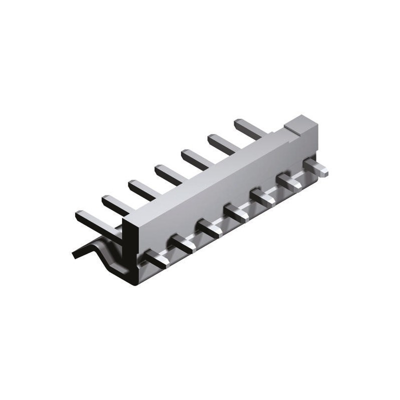 10 pcs - Molex SPOX Series Straight Through Hole Pin Header, 6 Contact(s), 5.08mm Pitch, 1 Row(s), Unshrouded