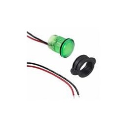 1 pcs : CNX714C500FVW - LED Panel Mount Indicators TUFFLED FLEXVOLT PMI 14MM GREEN
