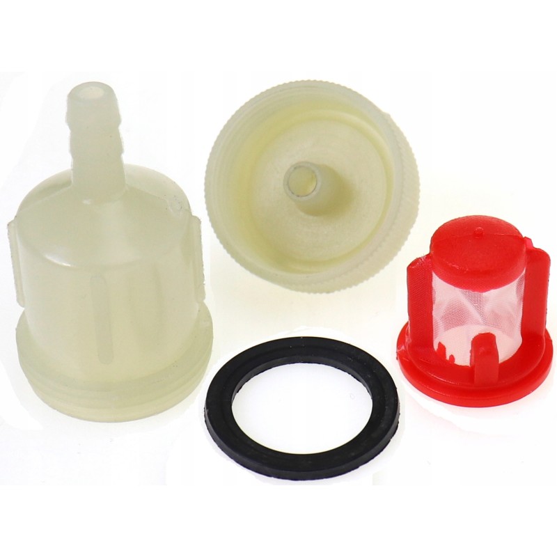 Universal fuel filter 2t 4t, removable strainer