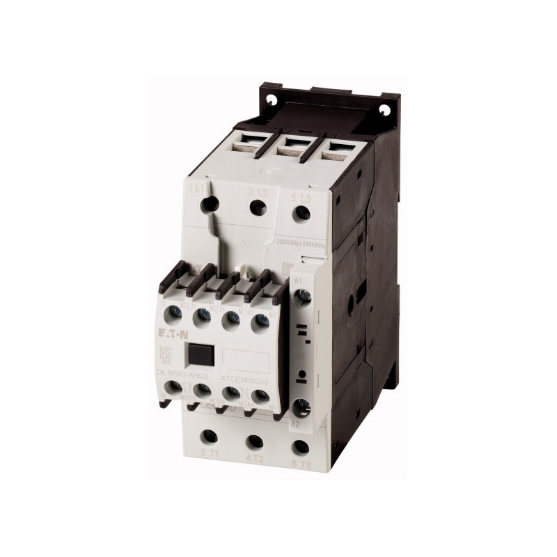 1 pcs - Eaton DILM Series Contactor, 220 V ac, 230 V dc Coil, 4-Pole, 14 kW, 1N/O