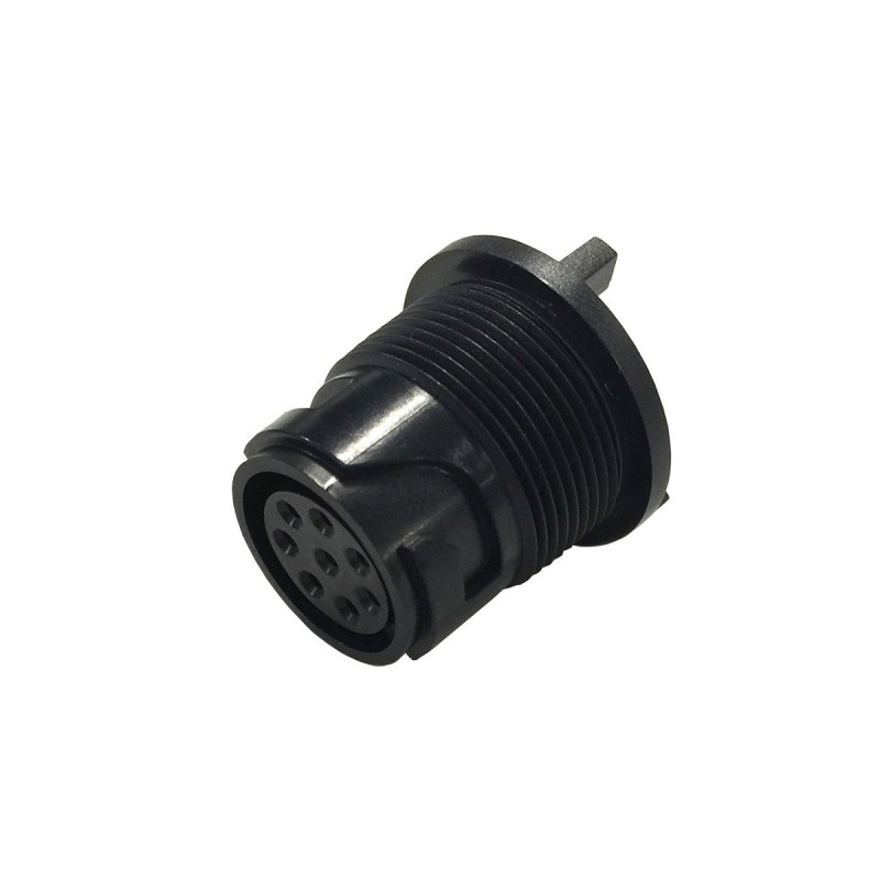 1 pcs - Bulgin Circular Connector, 6 Contacts, PCB Mount, Miniature Connector, Socket, Male, IP66, IP68, IP69K, Buccaneer 4000