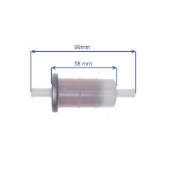 Gm flow fuel filter 6 mm paper insert