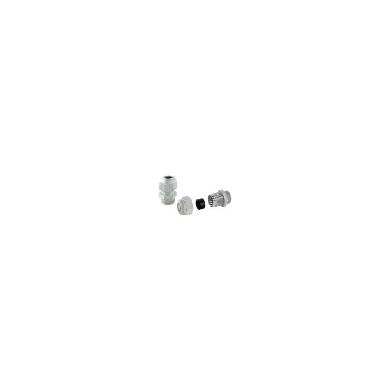 1 pcs : 10000100 - Cable Glands, Strain Reliefs & Cord Grips Pg cable glands BF, polyamide, light grey, IP 68 (5 bar, 30 min)