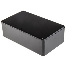 1 pcs - CAMDENBOSS 2000 Series Black ABS Enclosure, IP54, Black Lid, 190 x 110 x 60mm