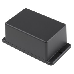 1 pcs - RS PRO Grey ABS Enclosure, Flanged, Grey Lid, 127 x 70.6 x 50.5mm