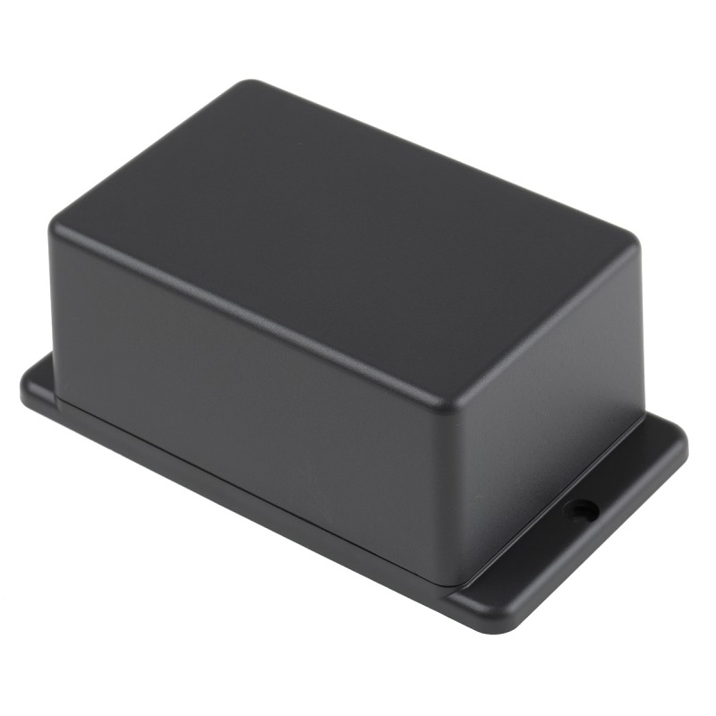 1 pcs - RS PRO Grey ABS Enclosure, Flanged, Grey Lid, 127 x 70.6 x 50.5mm