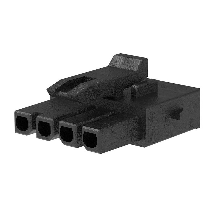 20 pcs - Molex, 215759-1004 Receptacle Crimp Connector Housing, 3mm Pitch, 4 Way, 1 Row Horizontal